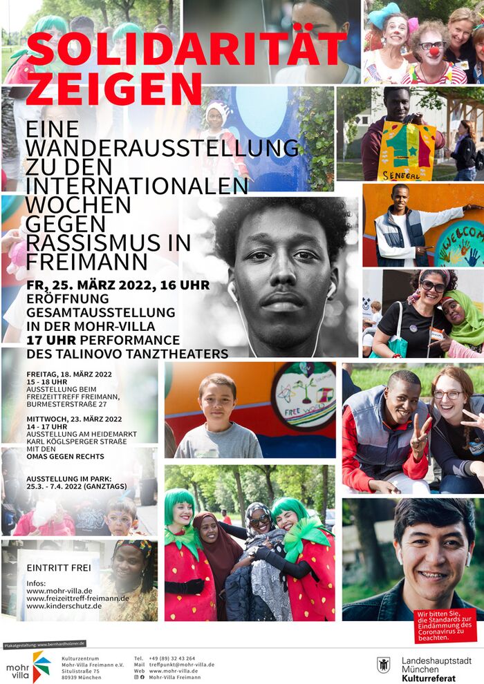 Plakat zur Veranstaltung: Solidarität zeigen