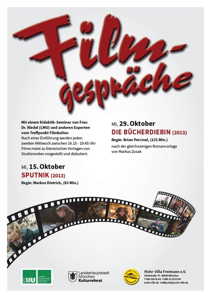 Plakat zur Veranstaltung: Die Bücherdiebin