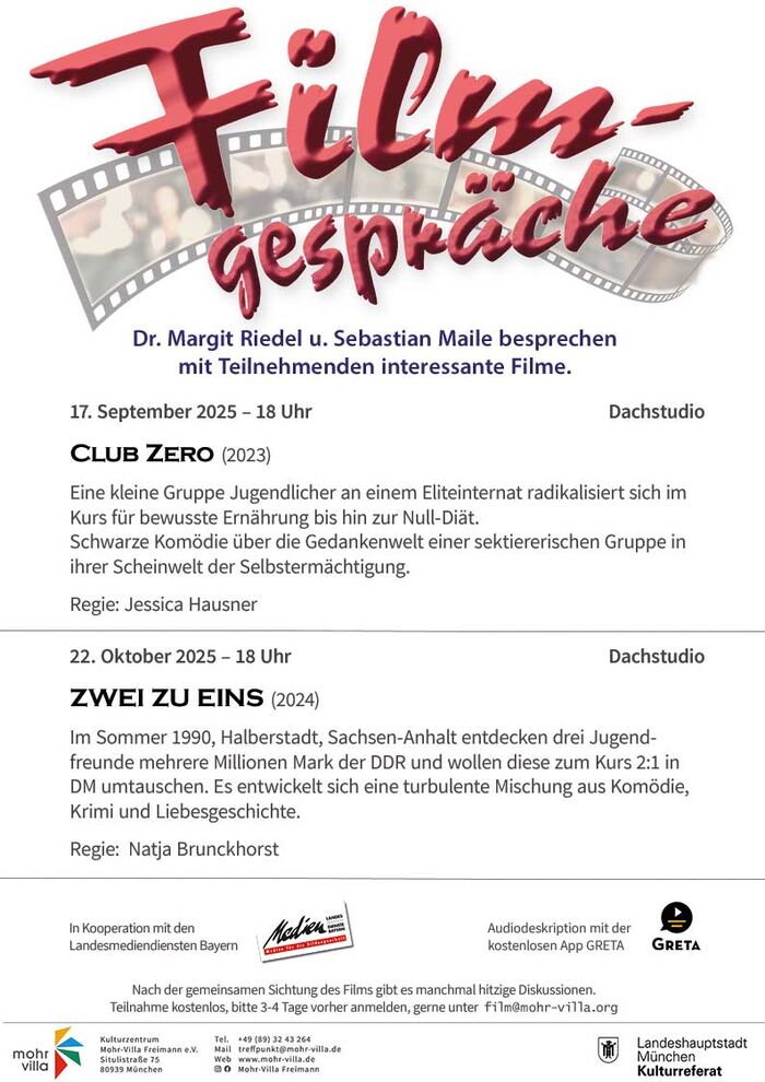 Plakat zur Veranstaltung: Zwei zu Eins (2024)