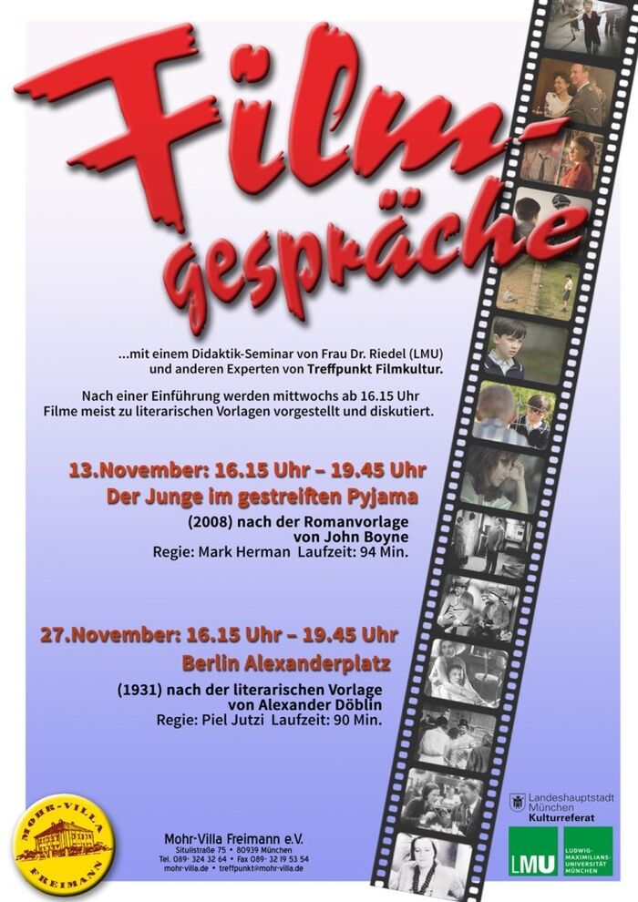 Plakat zur Veranstaltung: Der Junge im gestreiften Pyjama
