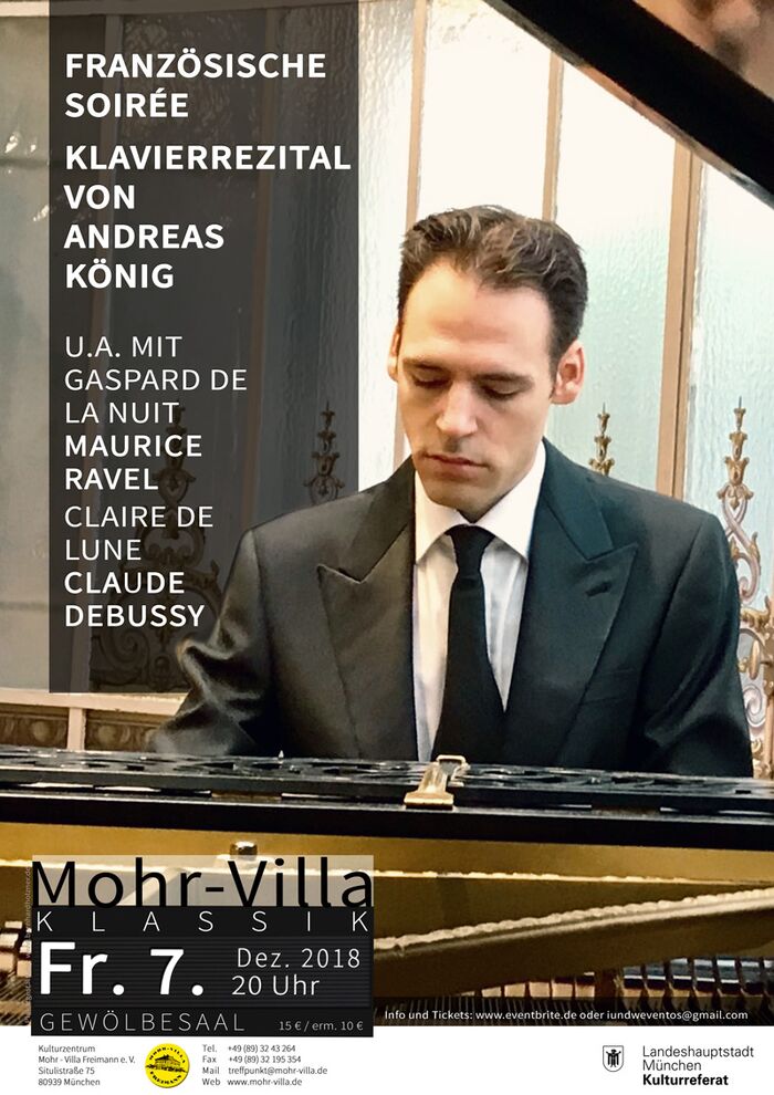 Plakat zur Veranstaltung: Französische Soirée